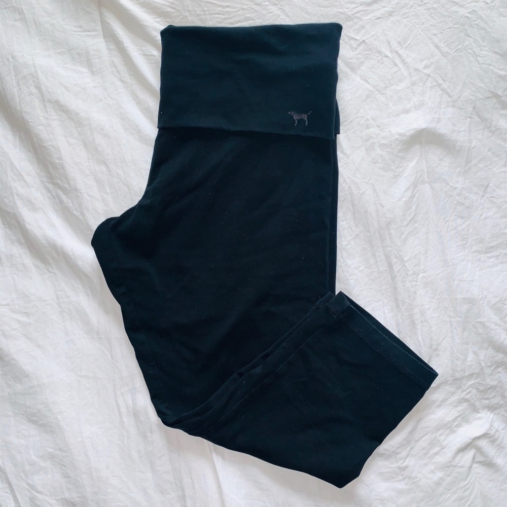 Fold over crop leggings